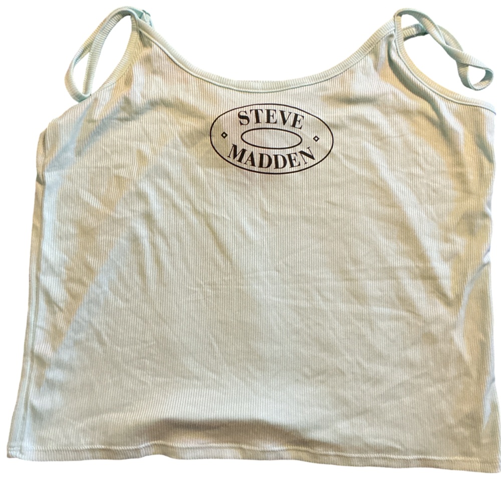 Steve Madden Tank Top Light Blue LARGE NWT